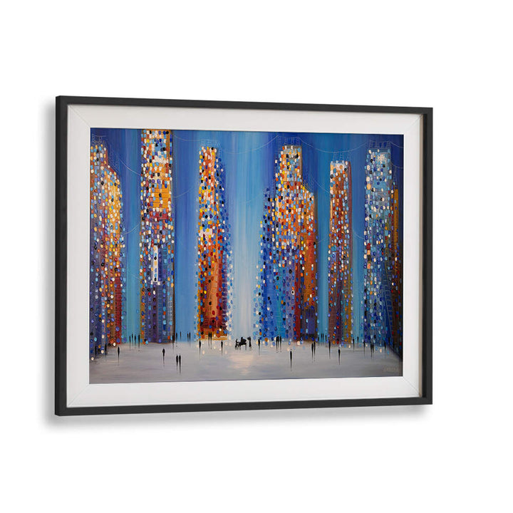 MUSIC IN THE CITY , MODERN IMPRESSIONISM PAINTINGS