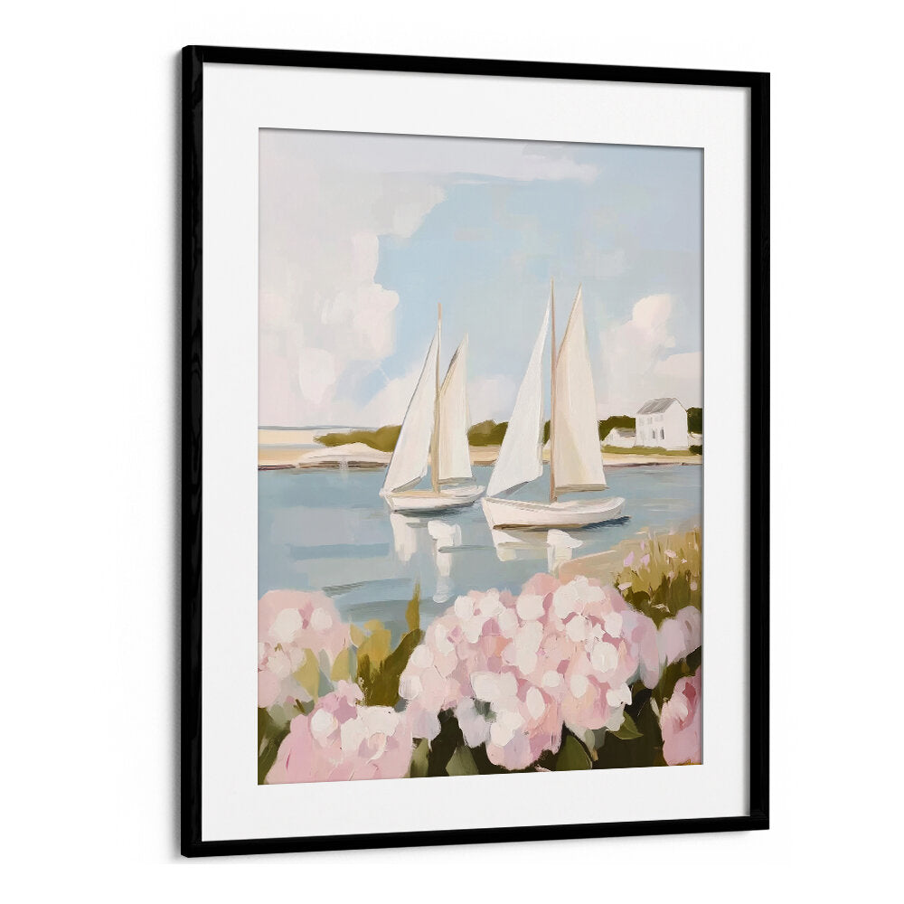 NANTUCKET SAILS , BEACH PAINTINGS