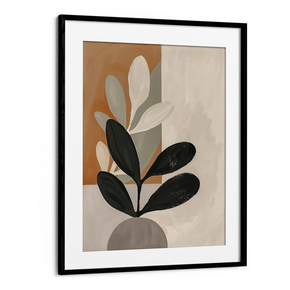 NEUTRAL ELEGANCE , FLORAL FLOWER PAINTINGS