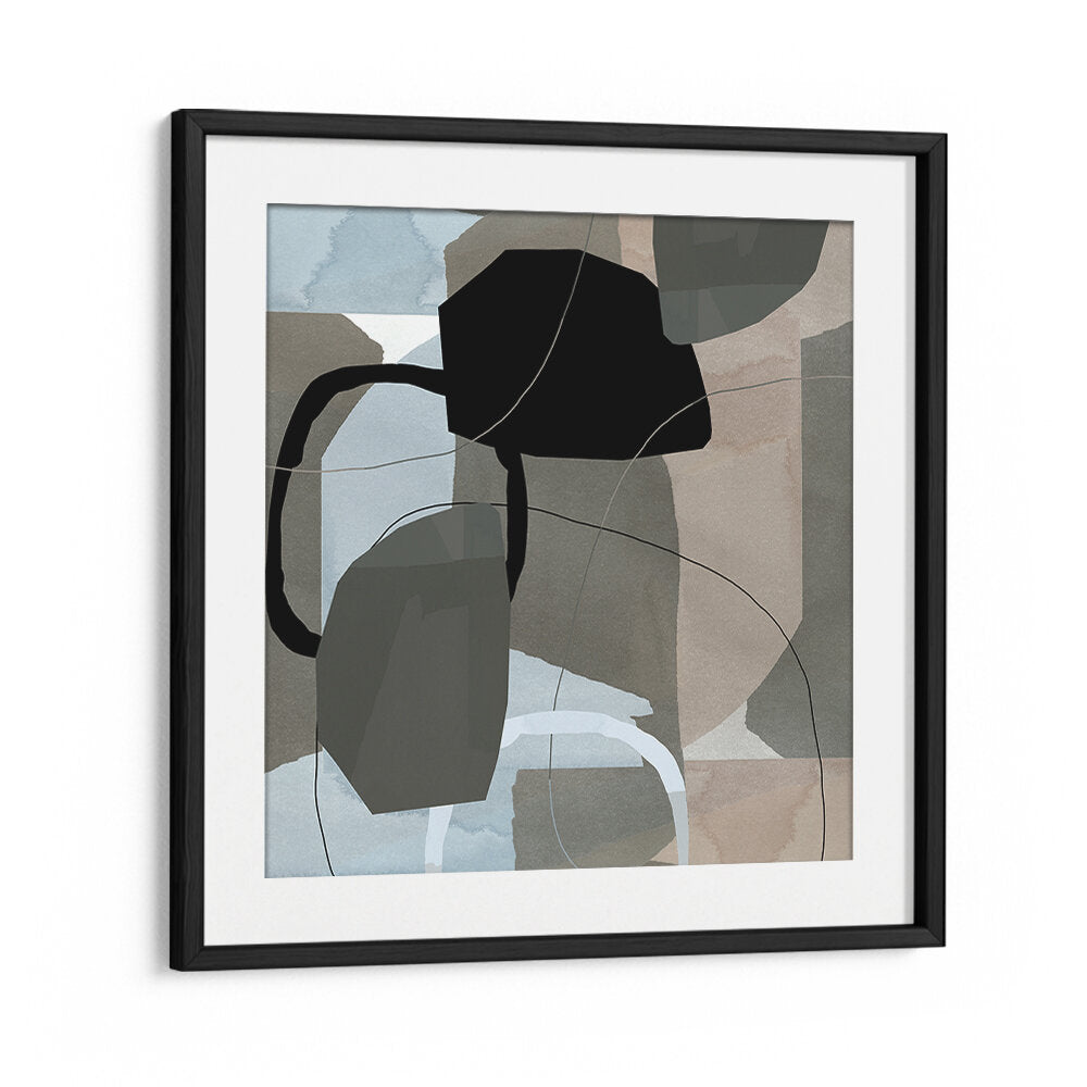 Stylish NEUTRAL SHAPES V, ABSTRACT PAINTINGS, featuring harmonious tones and dynamic shapes for elegant decor.