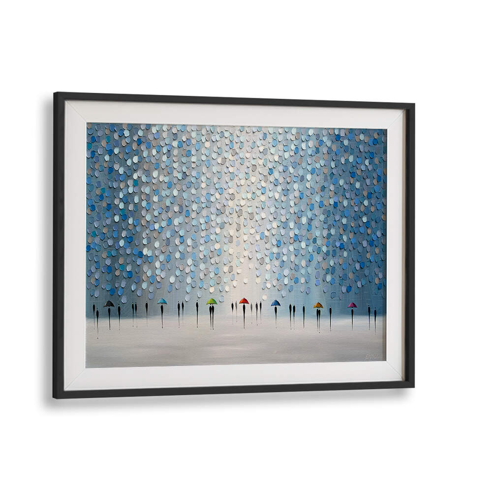 NEW RAIN , MODERN IMPRESSIONISM PAINTINGS