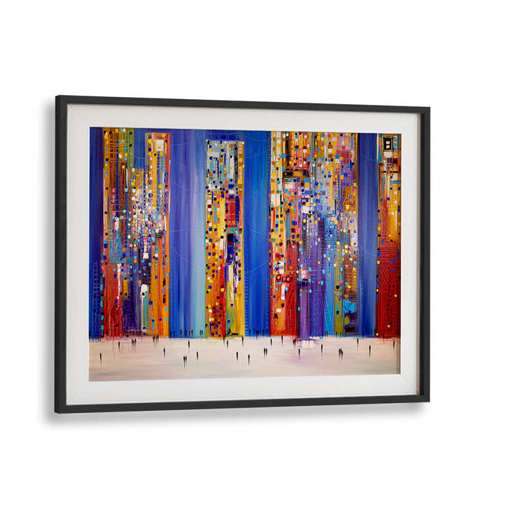 NIGHT STREETS , MODERN IMPRESSIONISM PAINTINGS