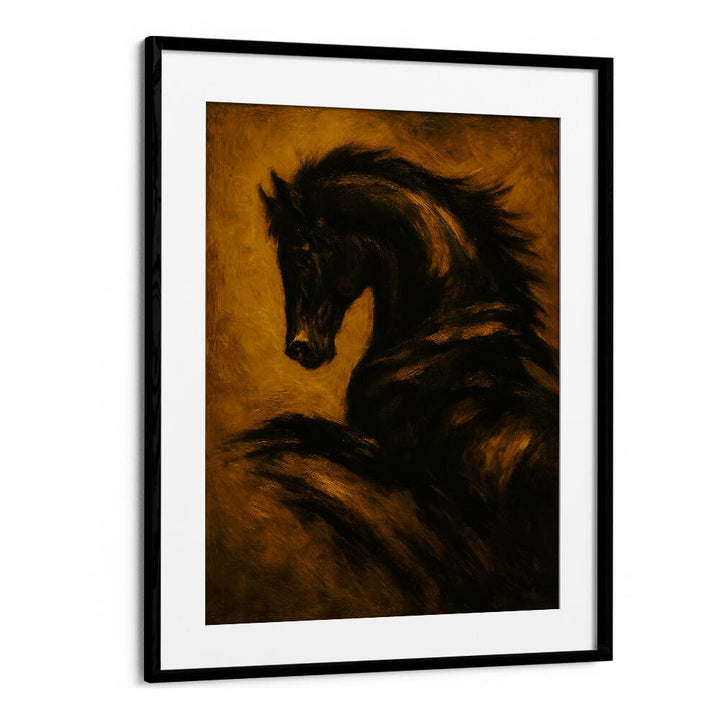 NIGHTMARE STALLION , EXPRESSIONISM PAINTINGS