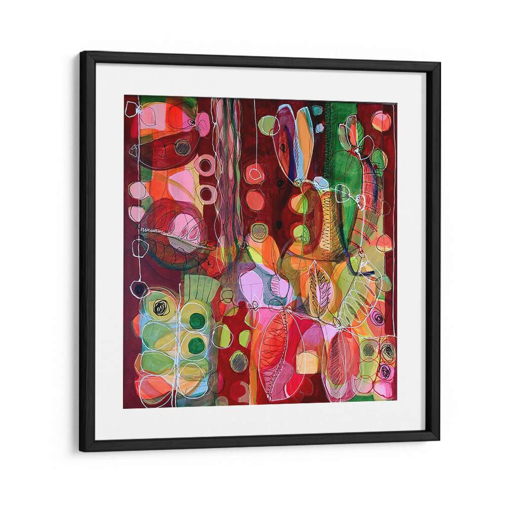 Vibrant “Nothing Like Summer, Abstract Paintings” showcasing fluid brush strokes and colorful hues by BLACKMOUNT.
