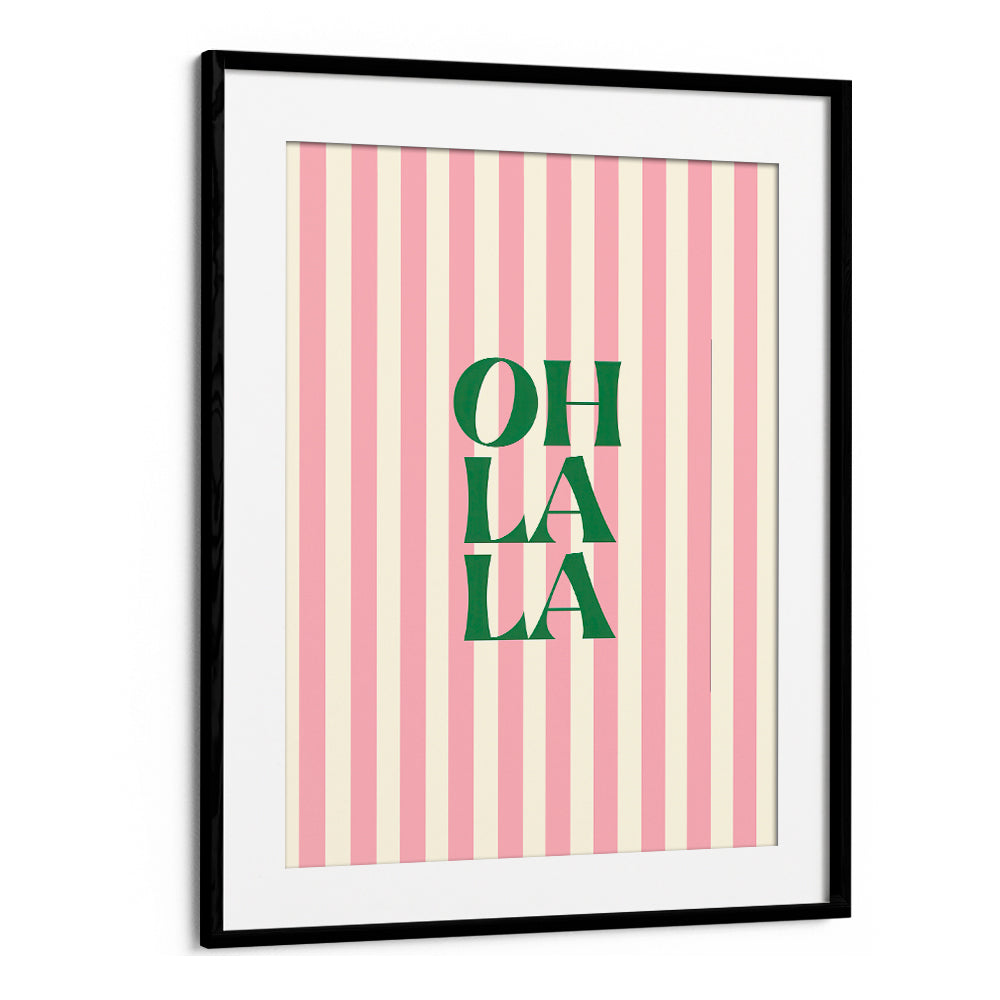 OH LA LA PINK STRIPES