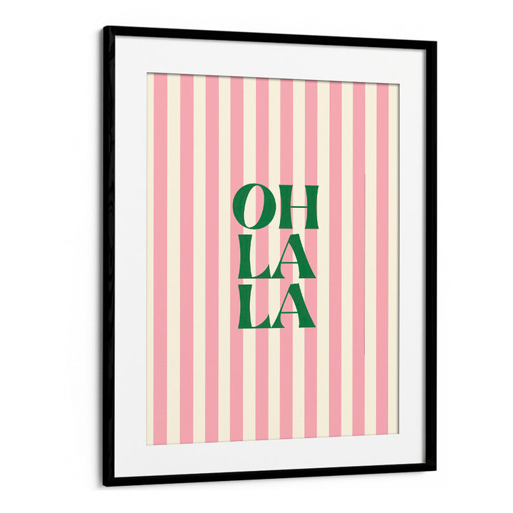 OH LA LA PINK STRIPES