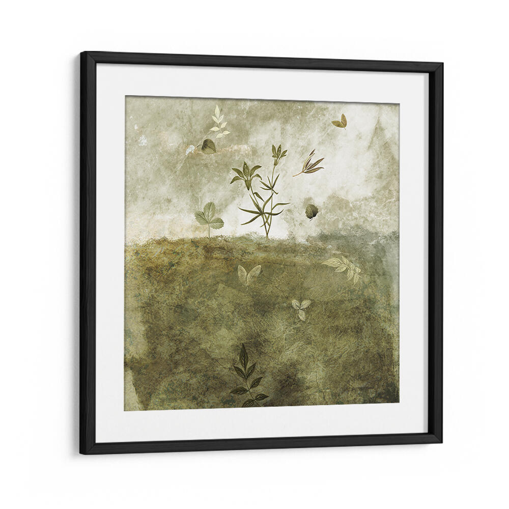 OLIVE , FLORAL FLOWER PAINTINGS