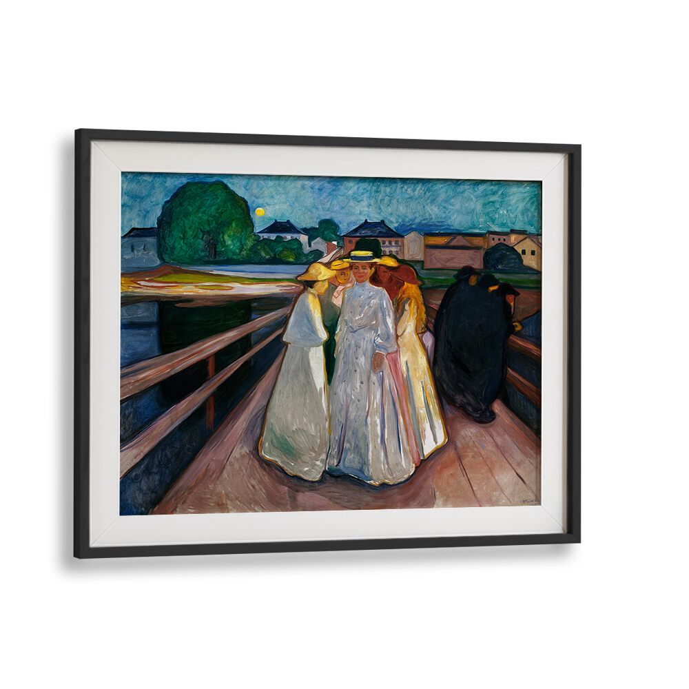 ON THE BRIDGE (1903) , VINTAGE PAINTINGS