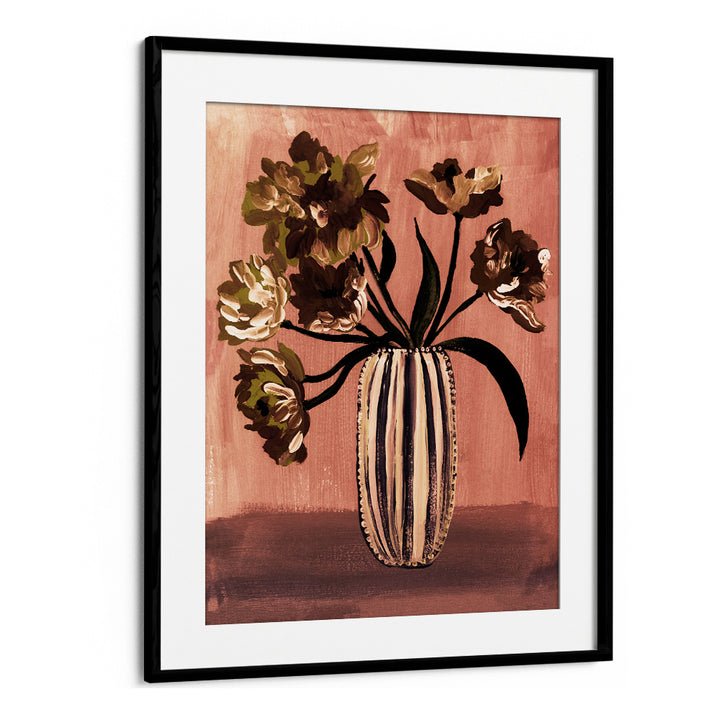 PAINTED FLORAL VASE