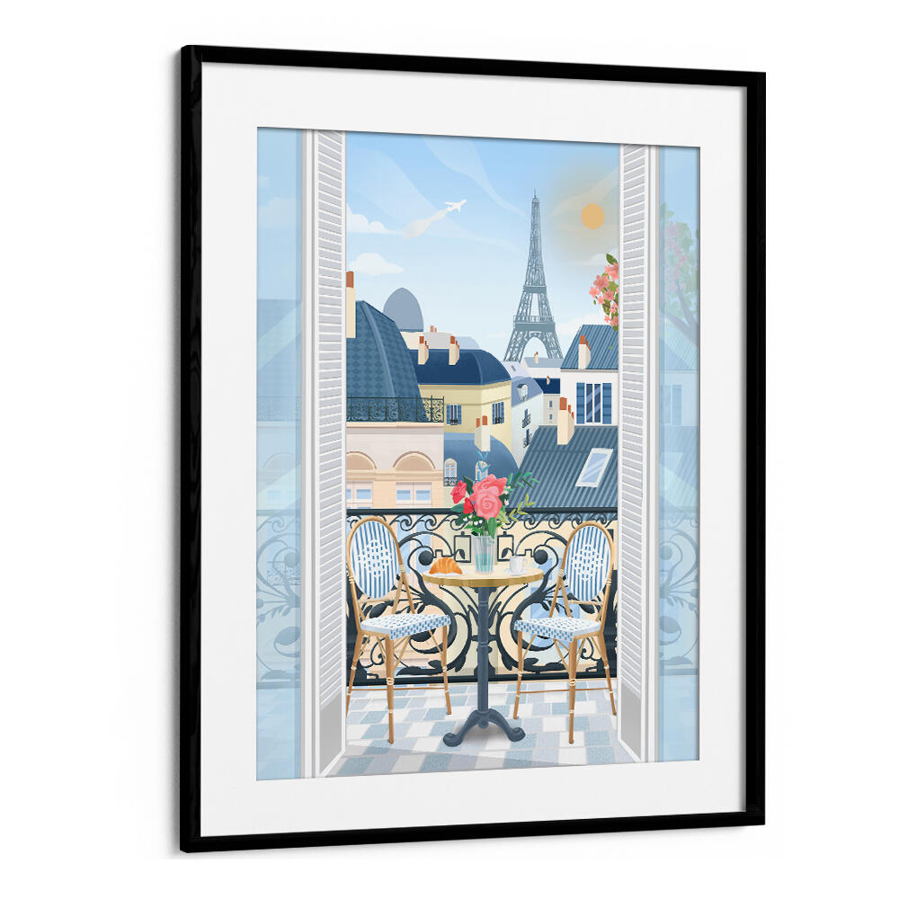 PARIS TERRACE , TRAVEL POSTERS