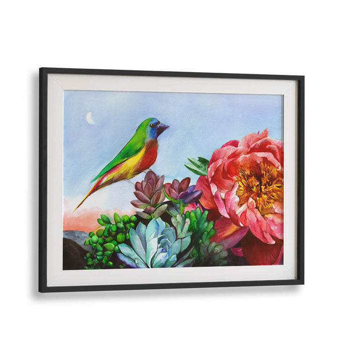 PARROT FINCH , ANIMAL PAINTINGS