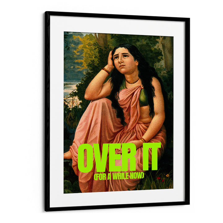 PENSIVE INDIAN WOMAN