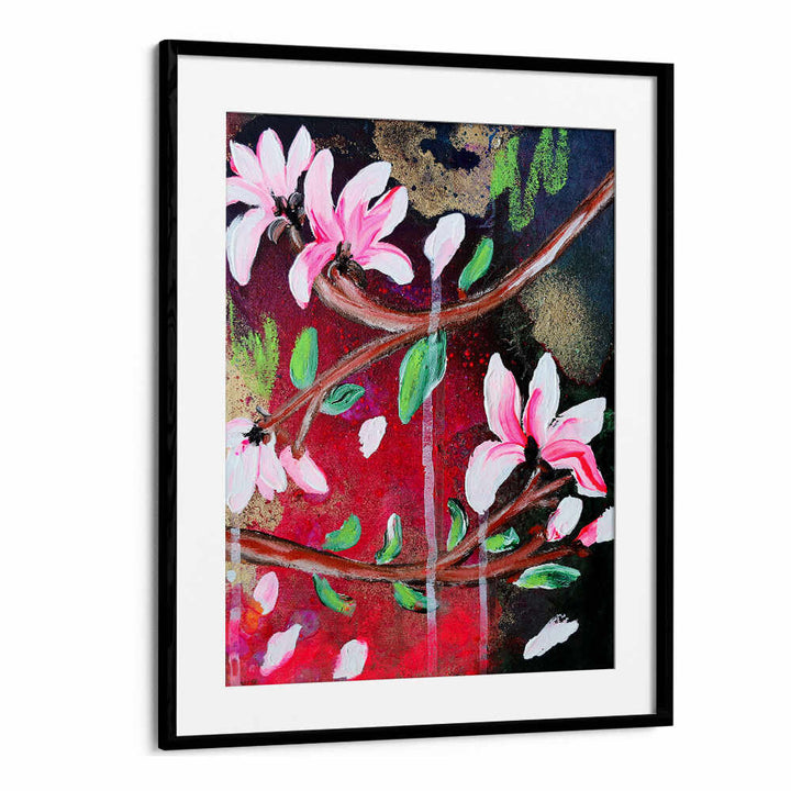 PETALS IN BLOOM , FLORAL FLOWER PAINTINGS