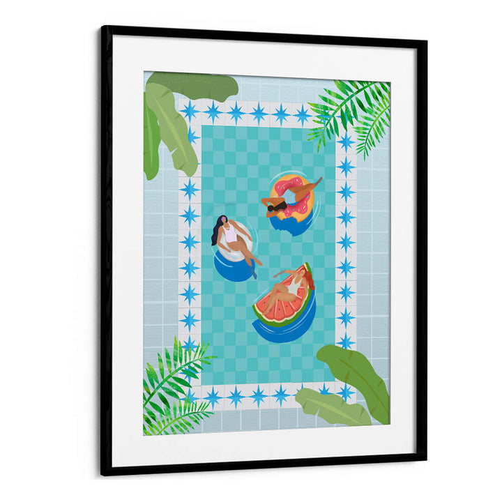 POOL PARTY , TRAVEL POSTERS