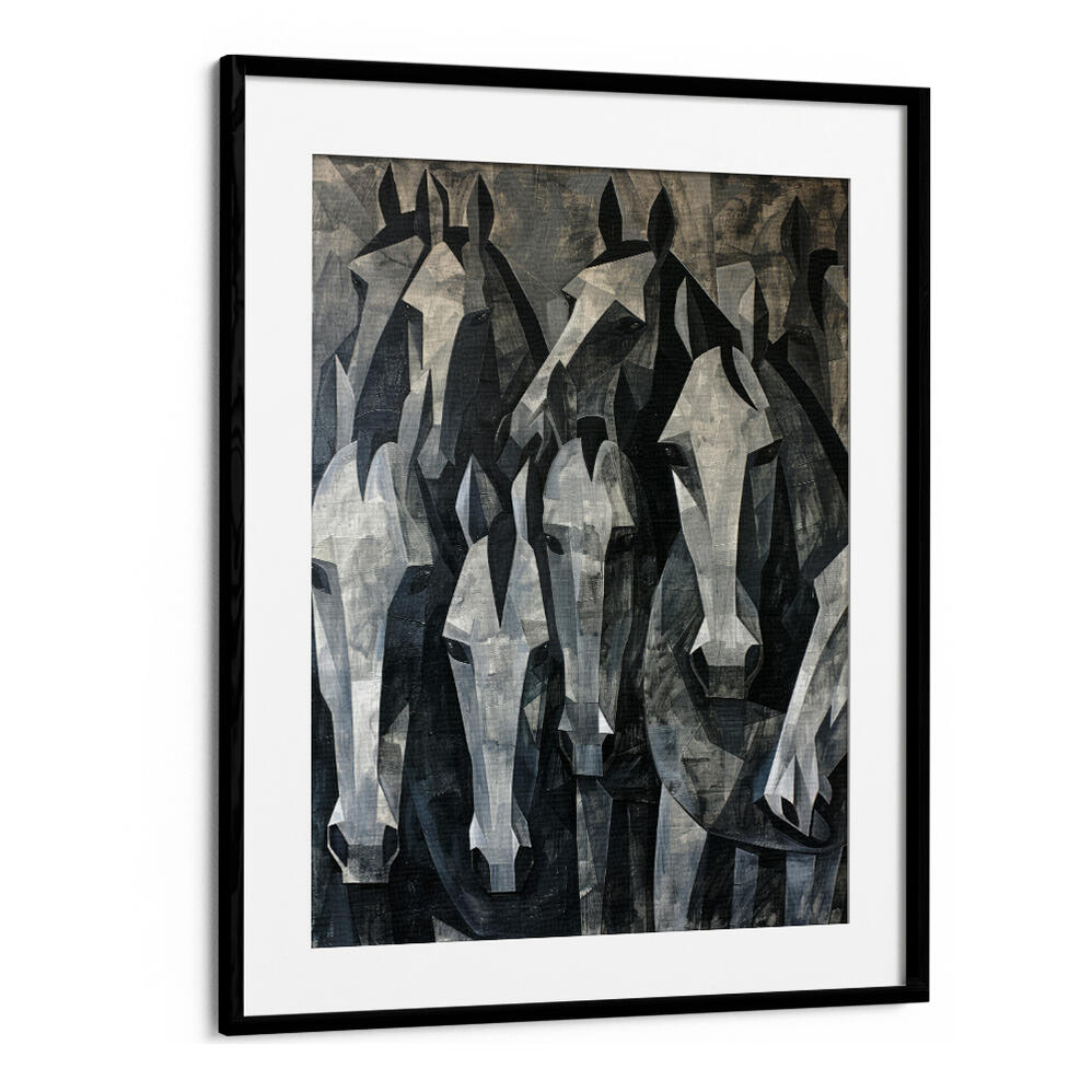 HORSE POSTER XVII , ANIMAL PAINTINGS