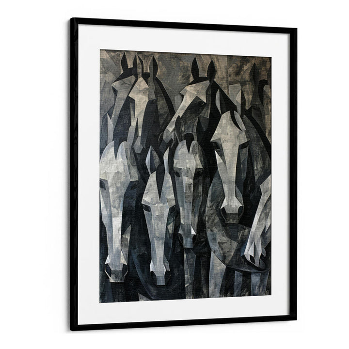 HORSE POSTER XVII , ANIMAL PAINTINGS