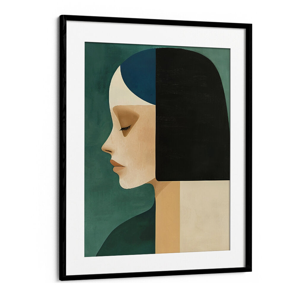 POSTER MINIMALIST PORTRAIT II , PORTRAITS & FIGURATIVE ILLUSTRATIONS
