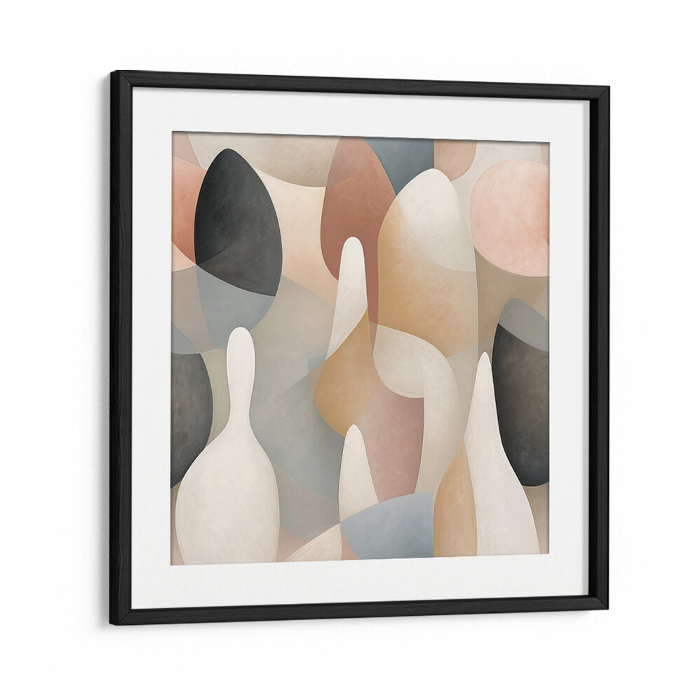 POSTER VERTICAL GEO I , ORGANIC FORMS