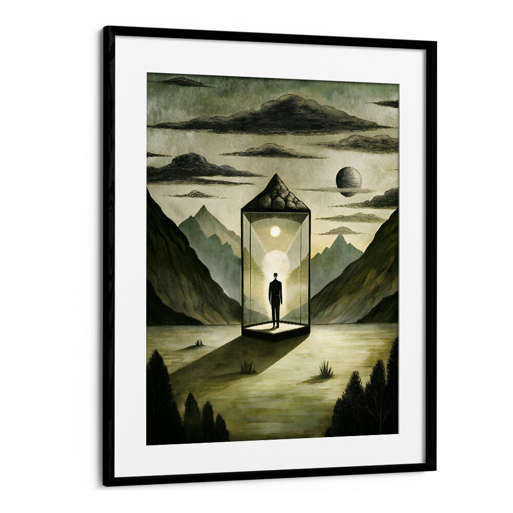 PRISM OF SOLITUDE , SURREAL ART PRINTS