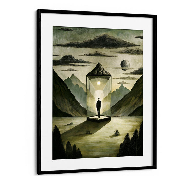 PRISM OF SOLITUDE , SURREAL ART PRINTS