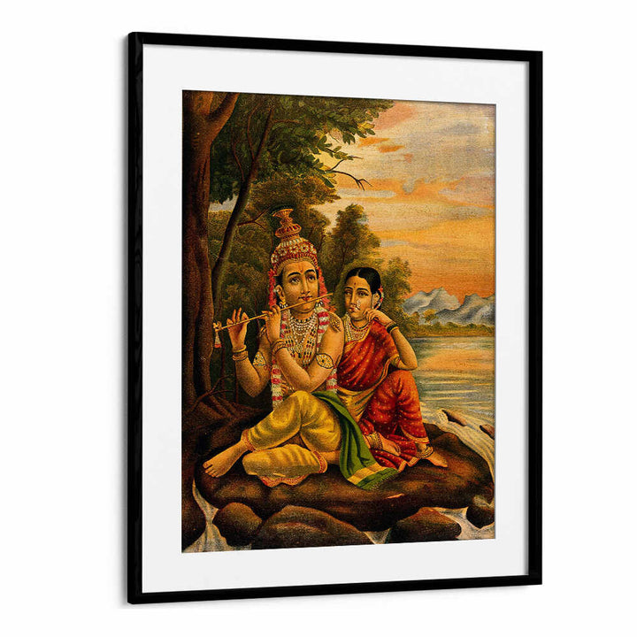 RADHA LISTENING TO KRISHNA'S FLUTE