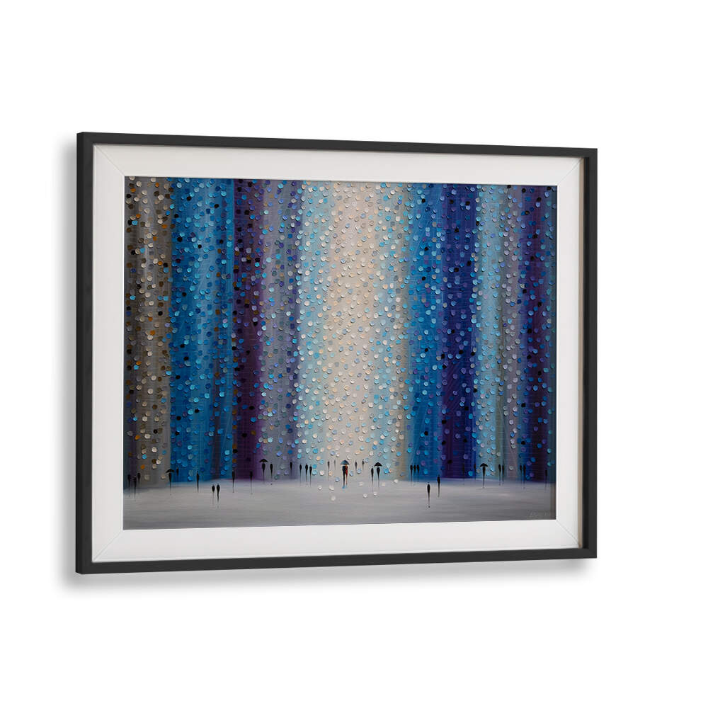 RAINY CITY FOR US , MODERN IMPRESSIONISM PAINTINGS