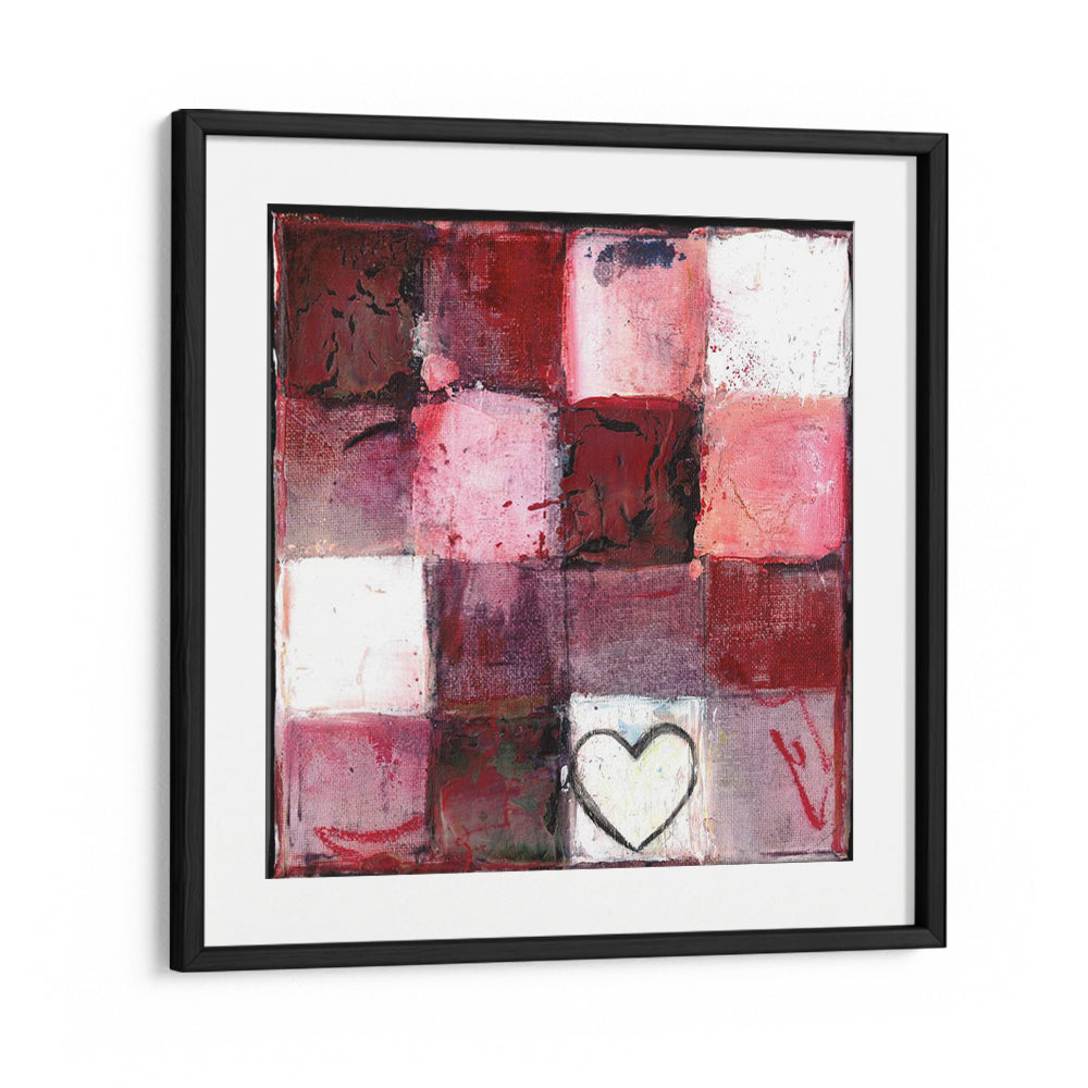 RED CHECKERED HEART