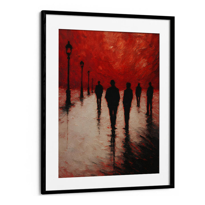 RED LAKE OF ECHOES , EXPRESSIONISM PAINTINGS