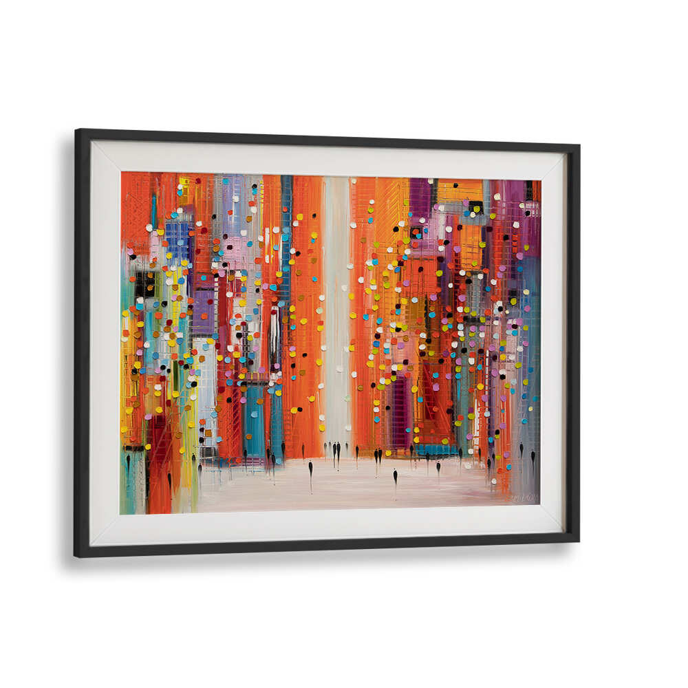 RED SKY AT MORNING , MODERN IMPRESSIONISM PAINTINGS