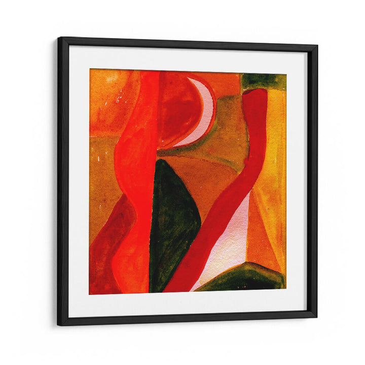 REDS AND GOLDEN ABSTRACT , ABSTRACT PAINTINGS