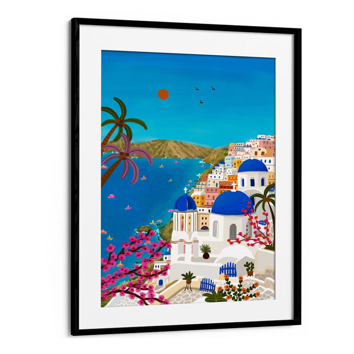 SANTORINI DREAMS , TRAVEL POSTERS