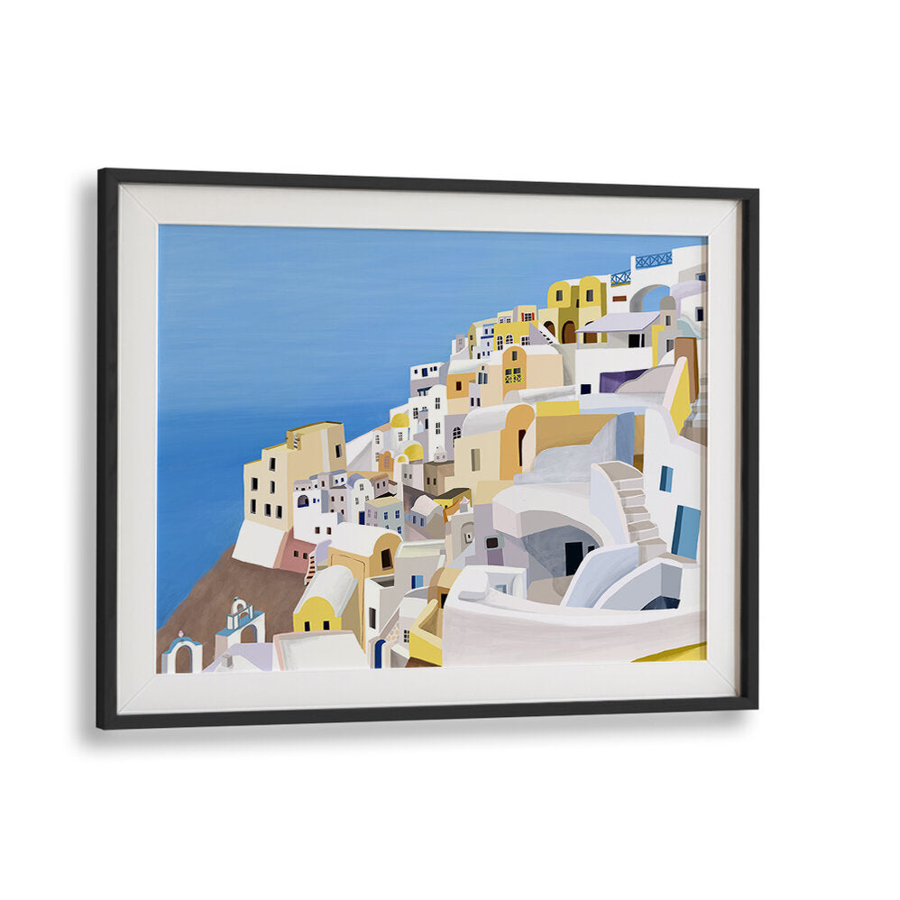 SANTORINI, GREECE CLIFF , TRAVEL POSTERS