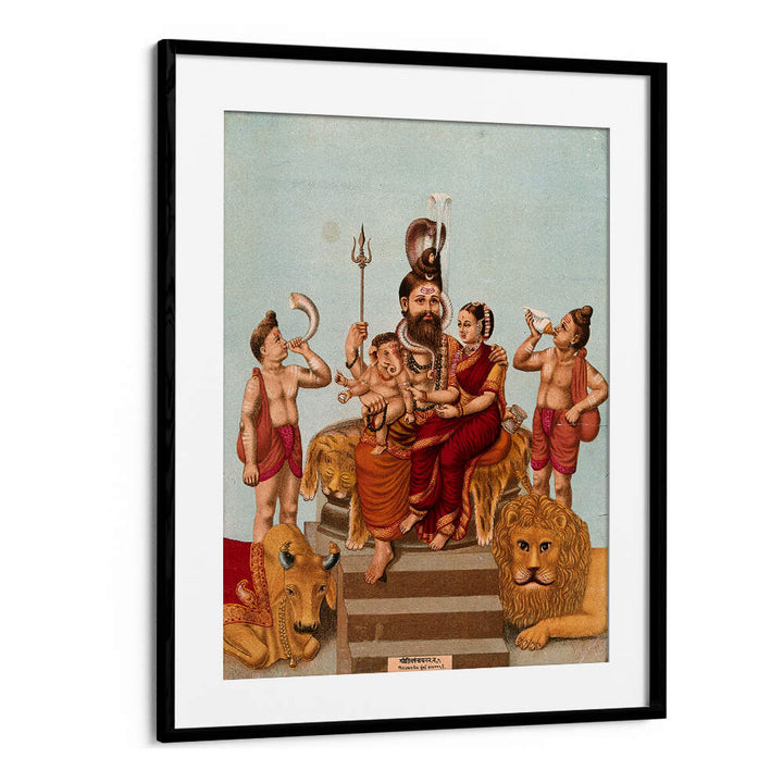 SHIVA ENTHRONED WITH HIS FAMILY