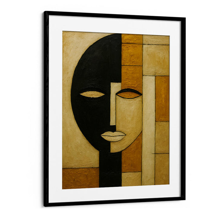 SPLIT MASK , EXPRESSIONISM PAINTINGS