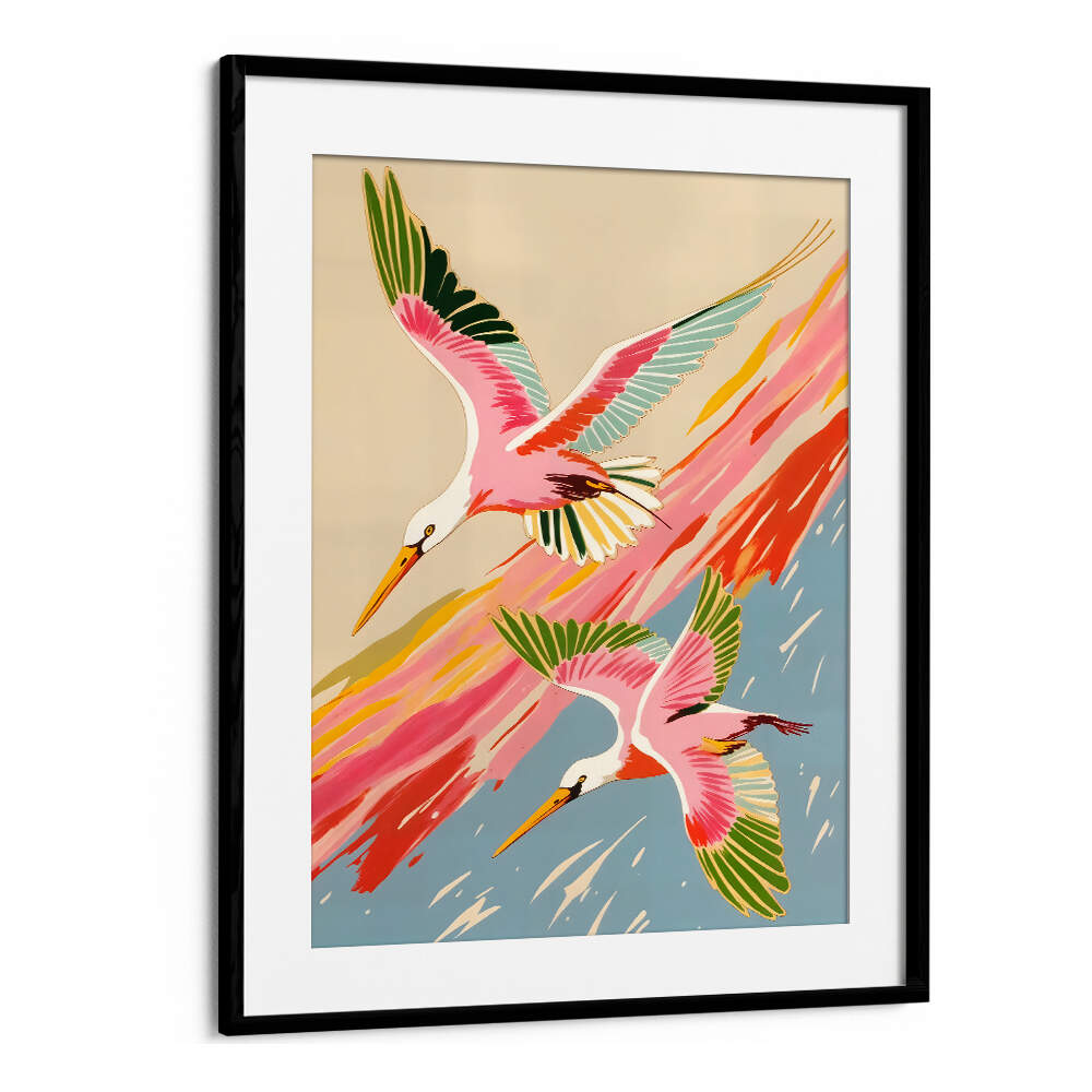 SPOONBILLS SKY