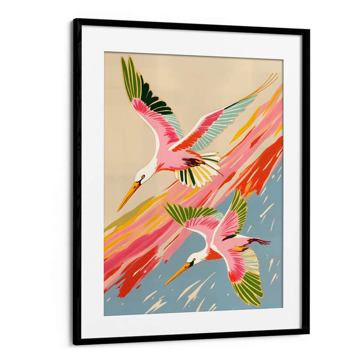 SPOONBILLS SKY