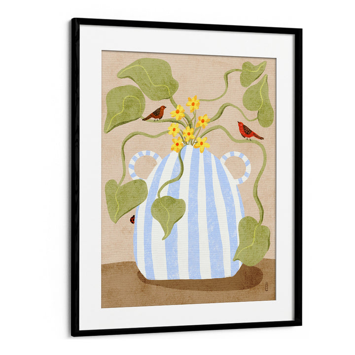 SPRING FLOWERS AND BIRDS