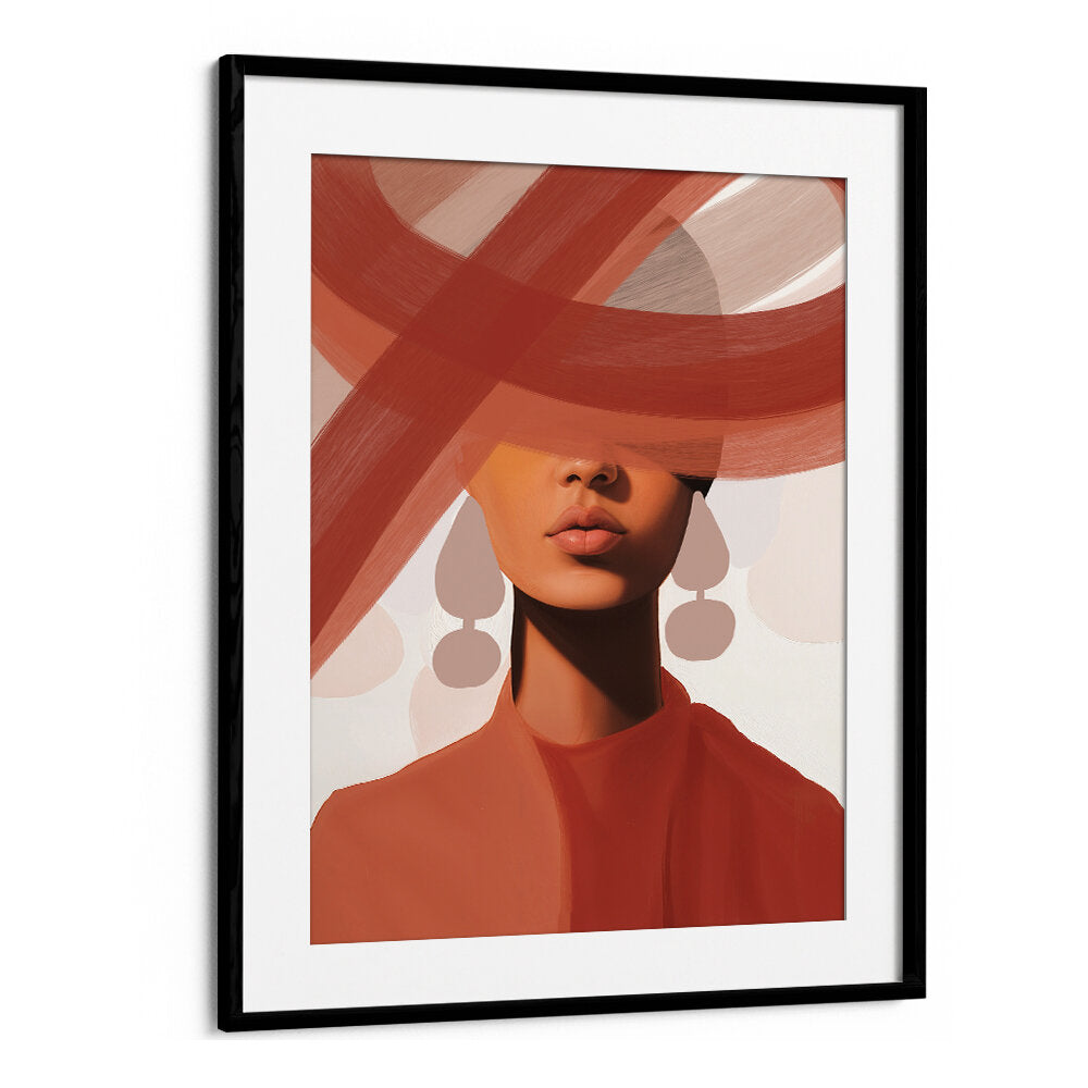 STUDIO PALETTE WOMAN TERRA , PORTRAITS & FIGURATIVE ILLUSTRATIONS