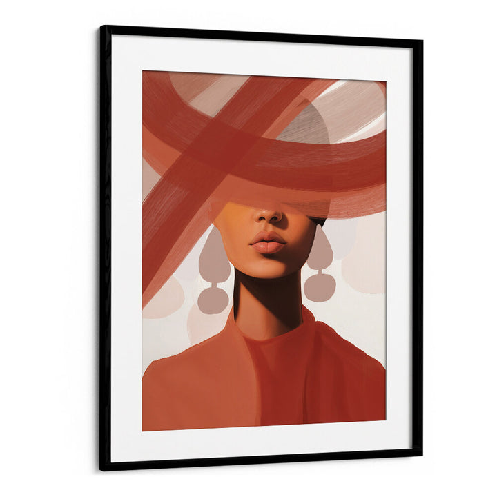 STUDIO PALETTE WOMAN TERRA , PORTRAITS & FIGURATIVE ILLUSTRATIONS