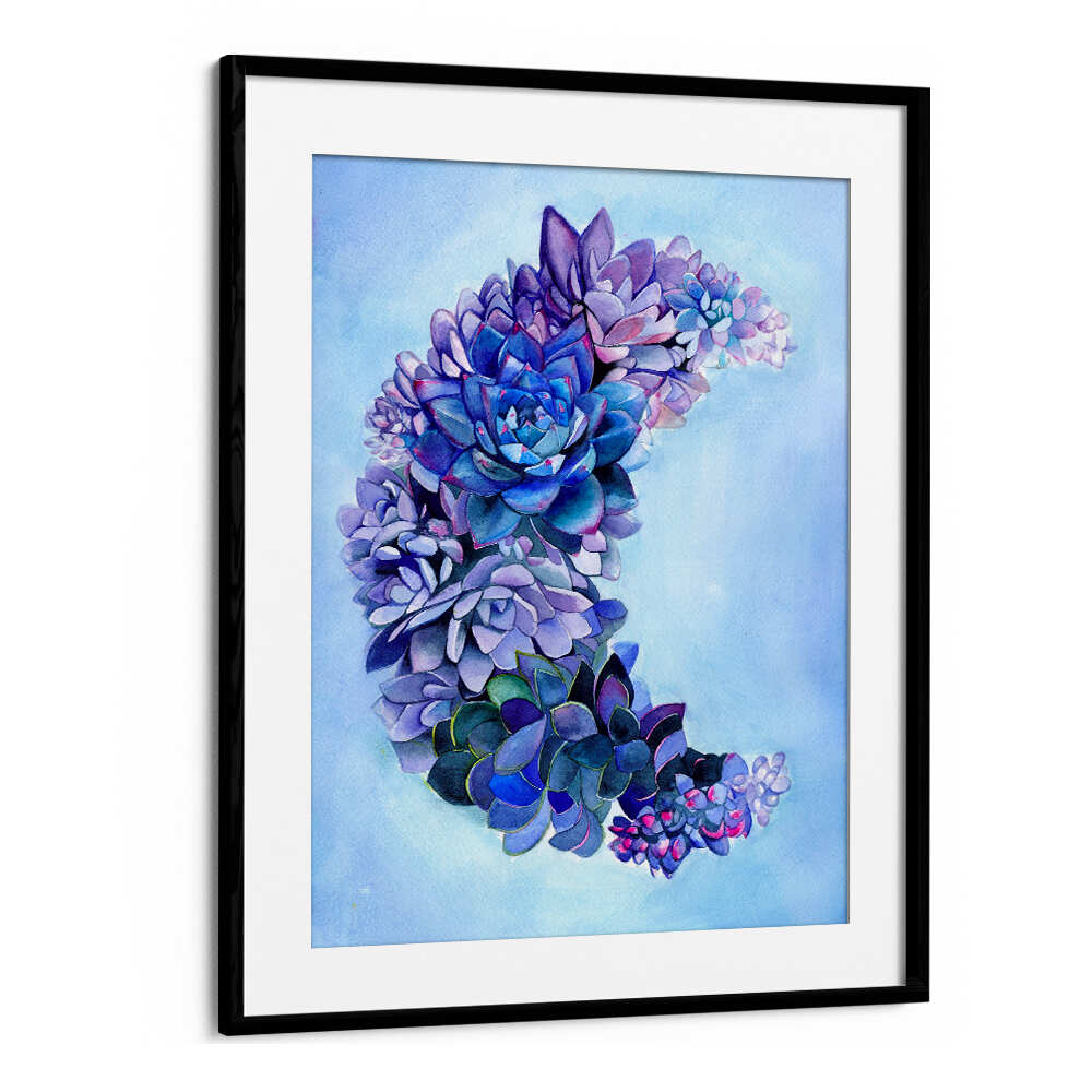 SUCCULENT MOON GARDEN LARGE , KIDS ROOM PAINTINGS