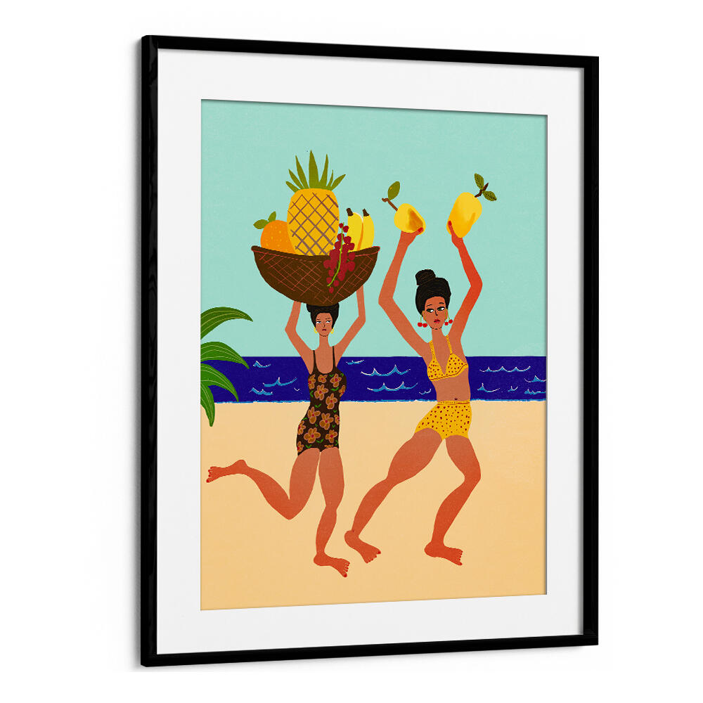 SUMMER TROPICAL FUN TIME , PORTRAITS & FIGURATIVE ILLUSTRATIONS