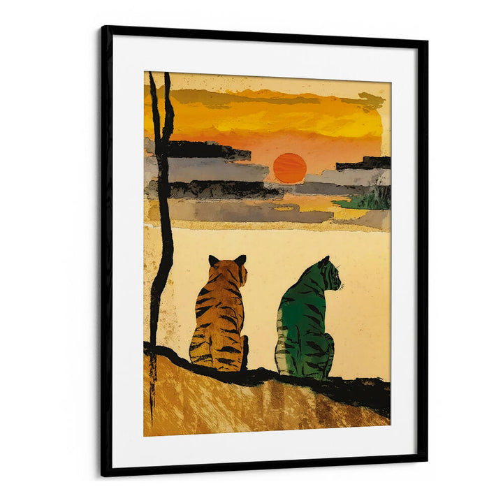 SUNSET COMPANIONS , ANIMAL PAINTINGS