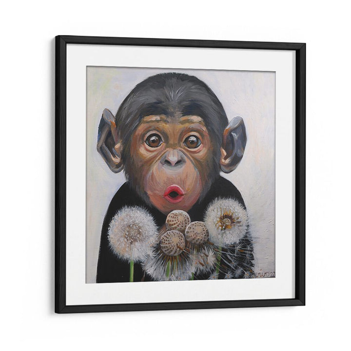 Surprised Monkey, Comic Posters feature a vibrant monkey artwork, perfect for adding whimsy to your art collection.