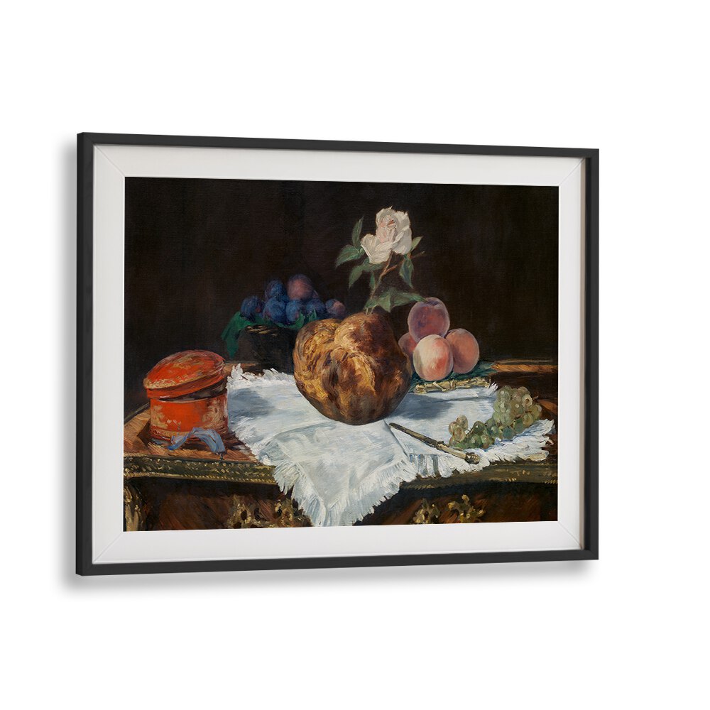 THE BRIOCHE (1870) BY EDOUARD MANET , VINTAGE PAINTINGS