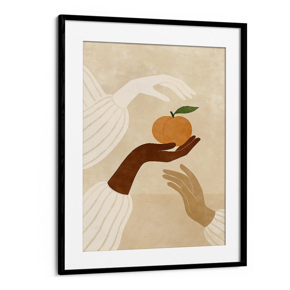 PEACH RITUAL , BOHO ART PAINTINGS