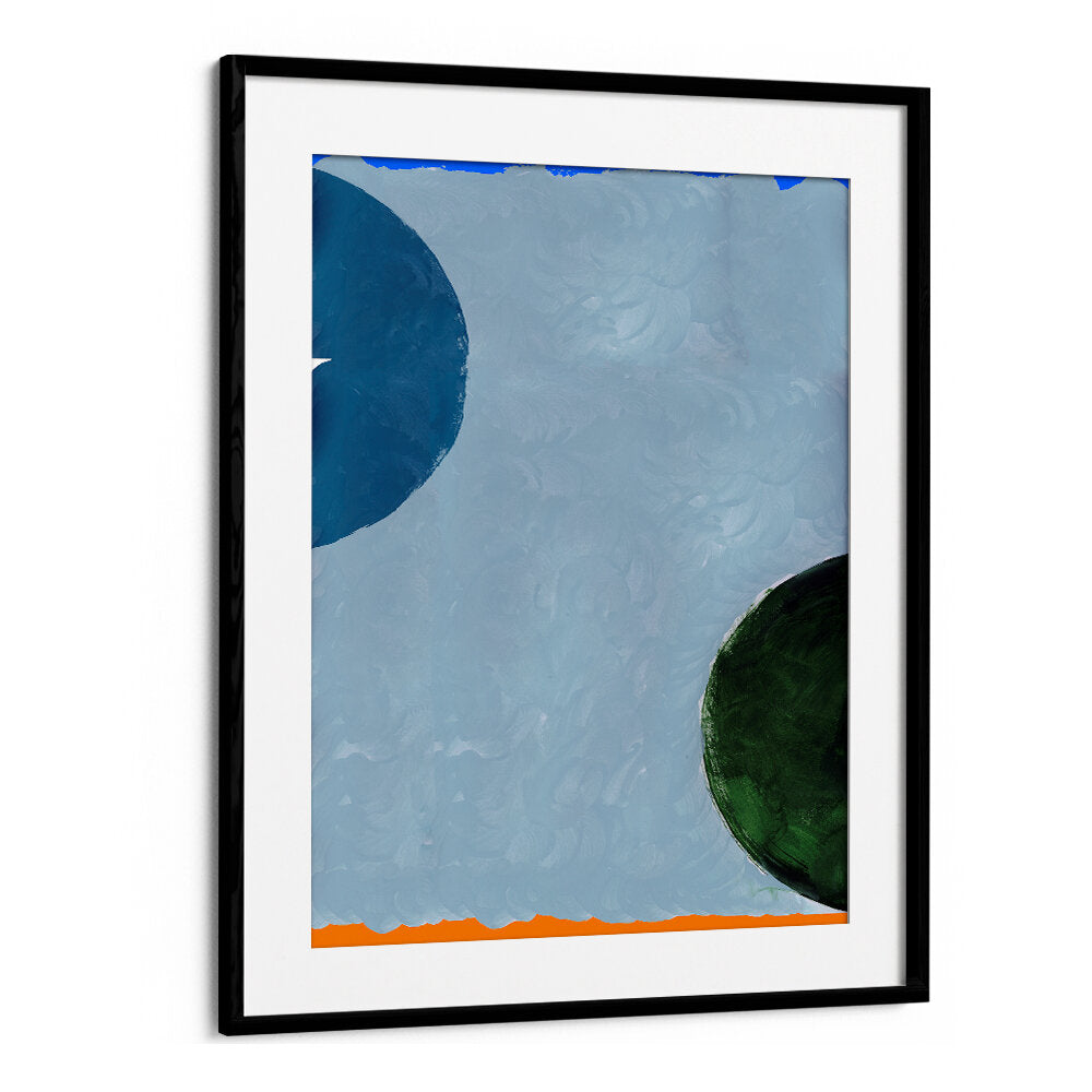 TIME & SPACE II geometric art print features vibrant colors and abstract shapes, perfect for modern decor.