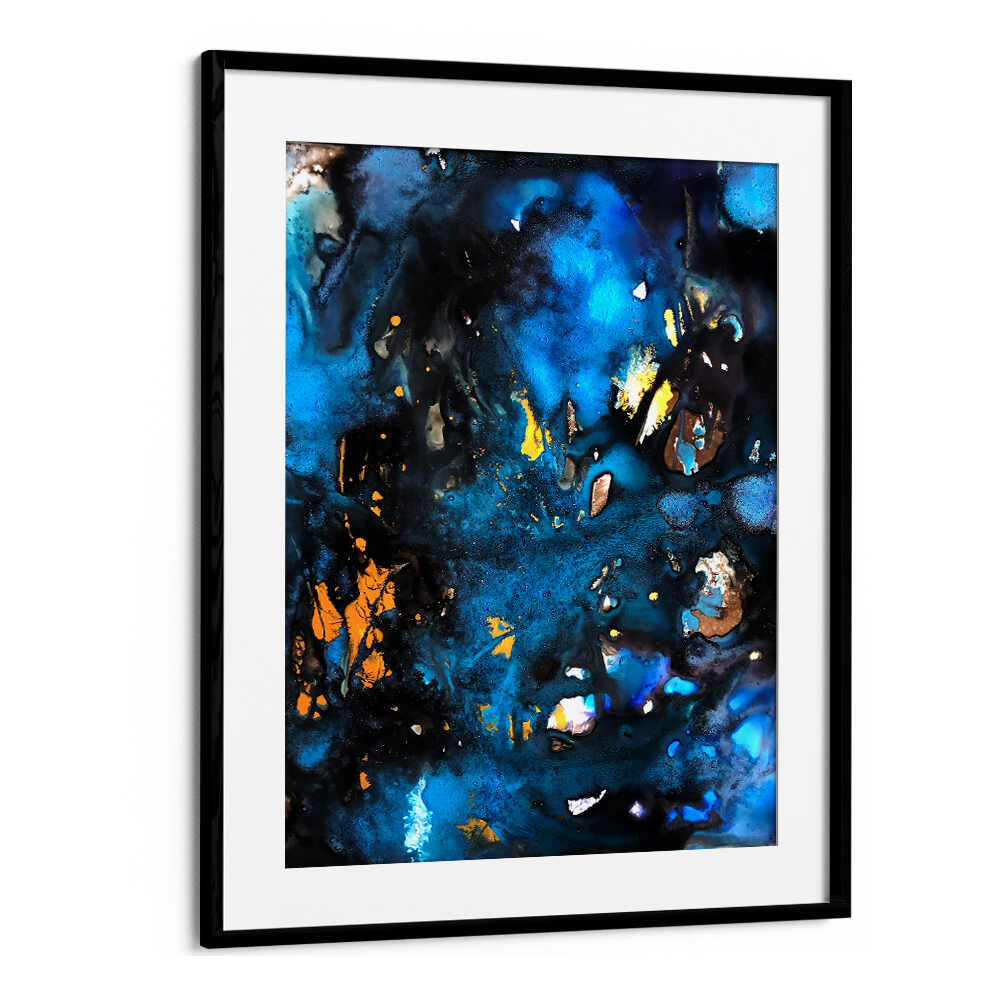 TURQUOISE GALAXY , ABSTRACT PAINTINGS