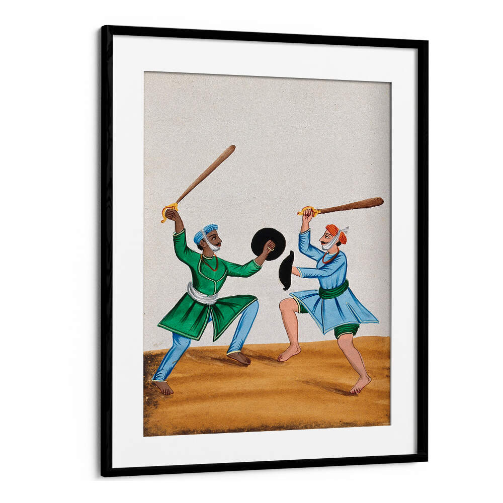 TWO SIKH MEN DUELING