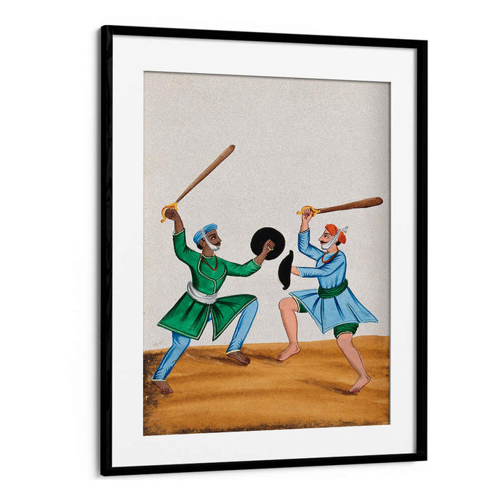 TWO SIKH MEN DUELING