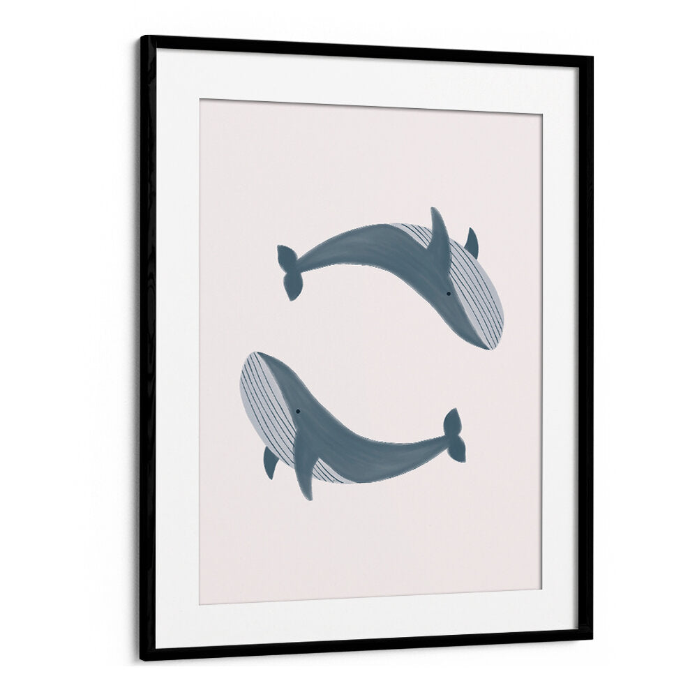 TWO WHALES , KIDS ROOM PAINTINGS
